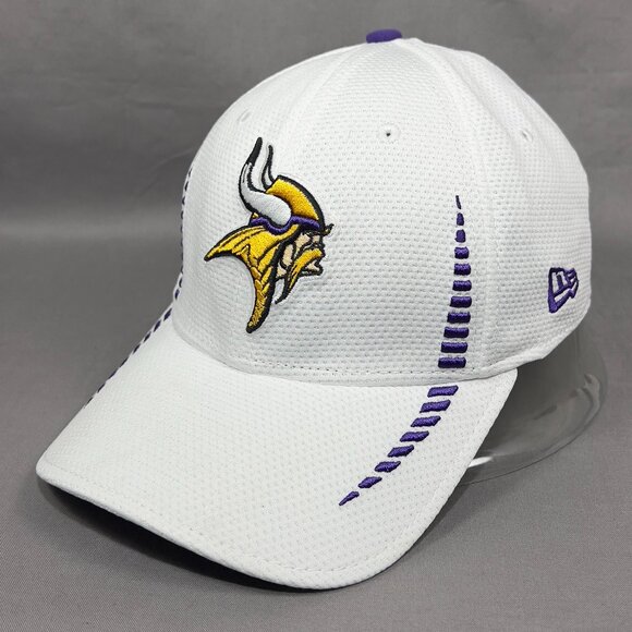 Minnesota Vikings NFL Fitted S/M Hat Cap New Era 39Thirty Football Stretch Mens - Picture 1 of 13